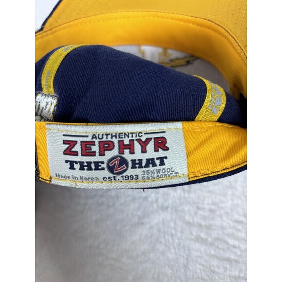 Kent State Golden Flashes Fitted Hat Wool USA Size 7 1/2 Vintage Logo Black Cap - Picture 5 of 5